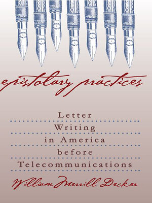 cover image of Epistolary Practices